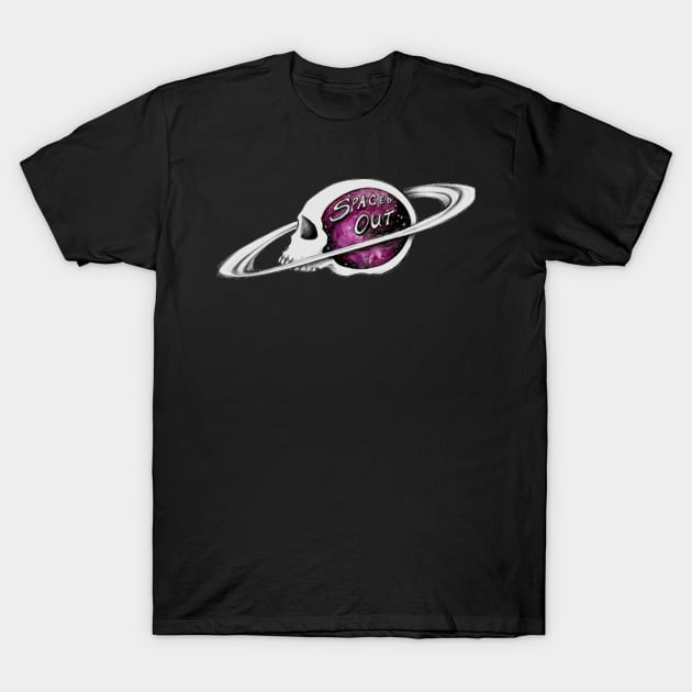 Spaced Out- Pink T-Shirt by jilesfallen